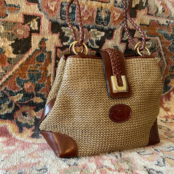 Gold Coast Bags Vintage Woven Gold Coast Handbag Shoulder Bag